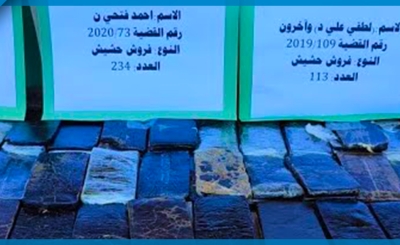 الإعلان عن إتلاف كميات من المواد المخدرة في قطاع غزة