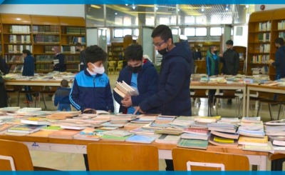 حملة "خذ كتاب وضع كتاب" لاستبدال الكتب بمعرض رشاد الشوا